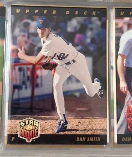 1993 Upper Deck #7 Dan Smith Texas Rangers — front
