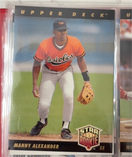 1993 Upper Deck #5 Manny Alexander — front
