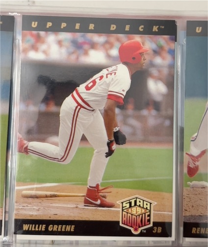 1993 Upper Deck Star Rookie #4 Willie Greene — front