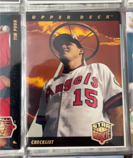 1993 Upper Deck #1 Tim Salmon Star Rookie Checklist — front