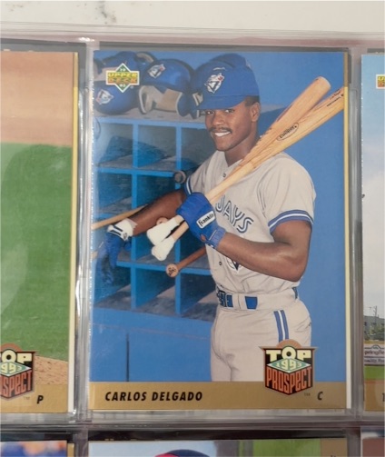 1993 Upper Deck #425 Carlos Delgado — front