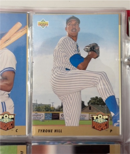 1993 Upper Deck Top Prospect #427 Tyrone Hill — front