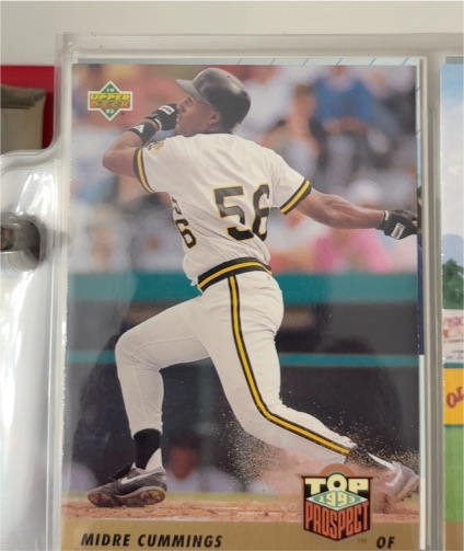 1993 Upper Deck Top Prospect #440 Midre Cummings — front