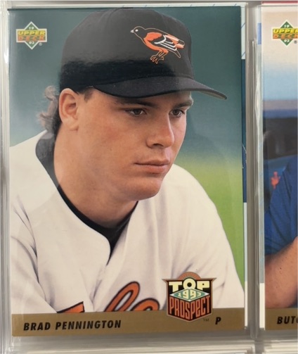 1993 Upper Deck #437 Brad Pennington — front