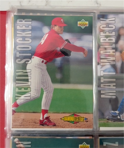 1993 Upper Deck #508 Diamond Debuts Kevin Stocker — front