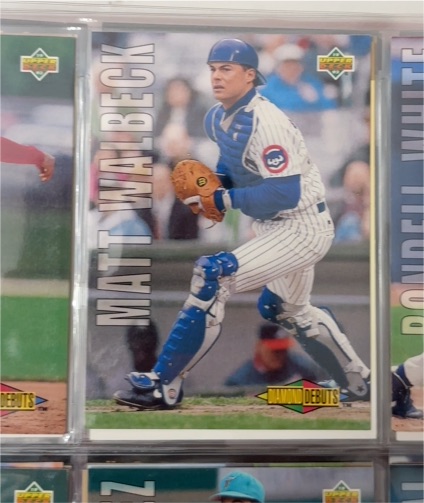 1993 Upper Deck Diamond Debuts #509 Matt Walbeck — front