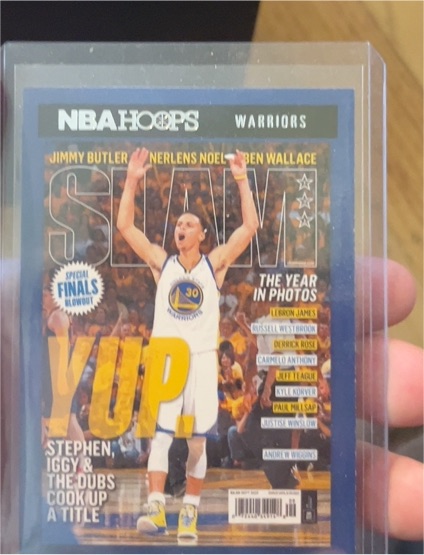 2020-21 Panini NBA Hoops SLAM #4 Stephen Curry — front