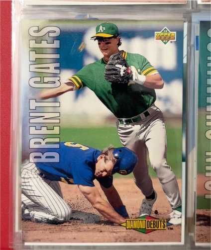1993 Upper Deck Diamond Debuts #504 Brent Gates — front