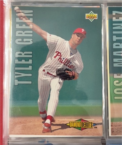 1993 Upper Deck #505 Tyler Green Diamond Debuts — front