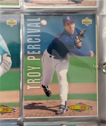 1993 Upper Deck Diamond Debuts #507 Troy Percival — front