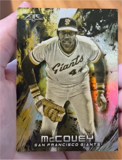 2018 Topps Fire #38 Willie McCovey — front