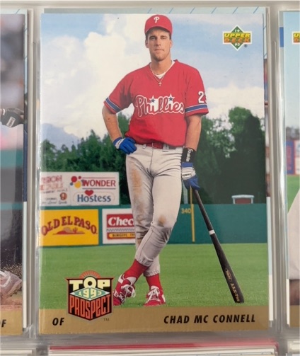 1993 Upper Deck Top Prospect #439 Chad McConnell — front
