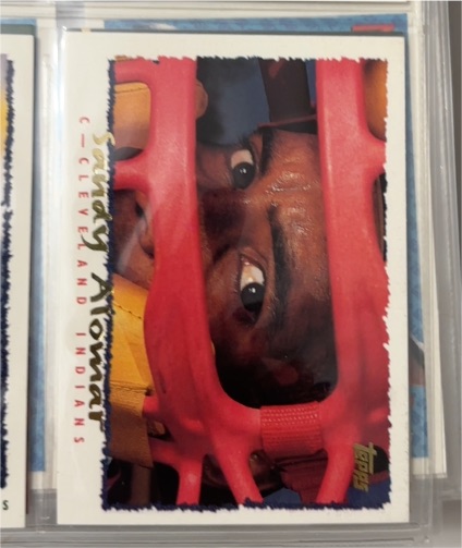 1995 Topps #522 Sandy Alomar — front