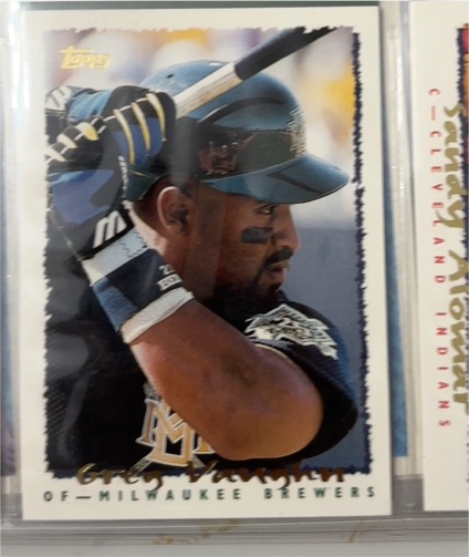 1994 Topps #PP3 Greg Vaughn — front