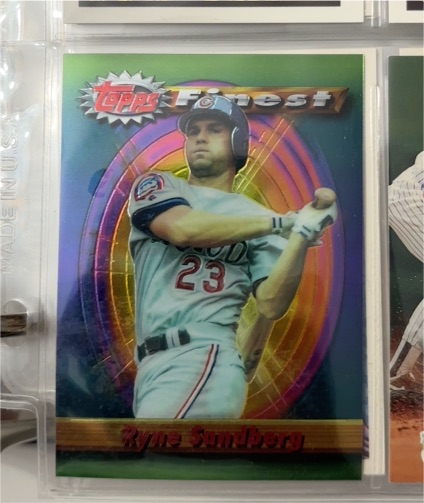 1994 Topps Finest #210 Ryne Sandberg — front