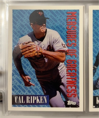 1994 Topps #604 Cal Ripken Jr. — front