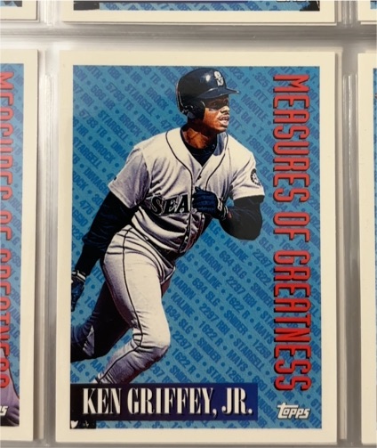 1994 Topps #606 Ken Griffey Jr. Measures of Greatness — front