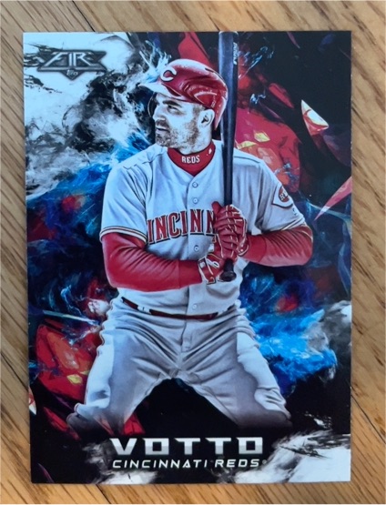 2018 Topps Fire #170 Joey Votto — front