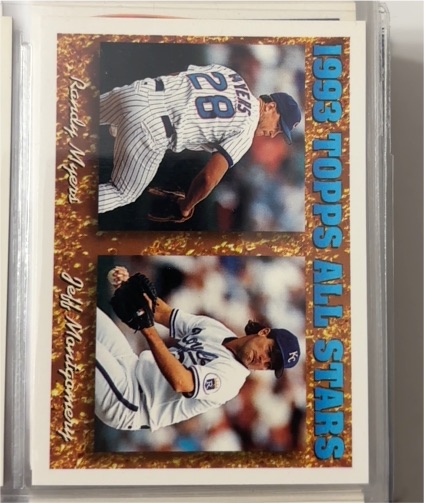 1994 Topps #394 Jeff Montgomery/Randy Myers All Stars — front