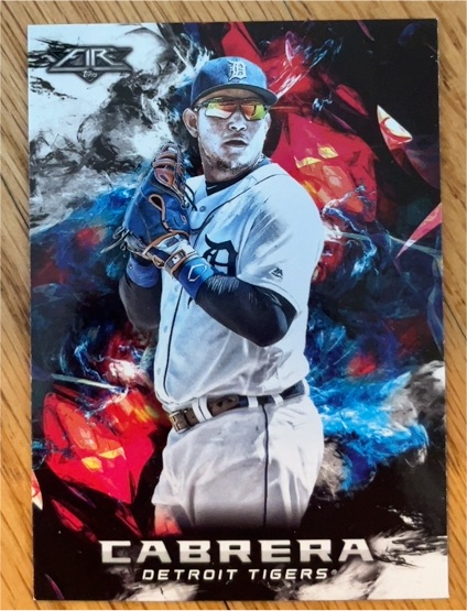 2018 Topps Fire #142 Miguel Cabrera — front