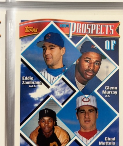 1994 Topps #616 OF Prospects Zambrano Murray Mottola Allensworth — front