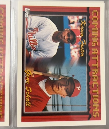 1994 Topps #786 Kevin Foster/Gene Schall — front