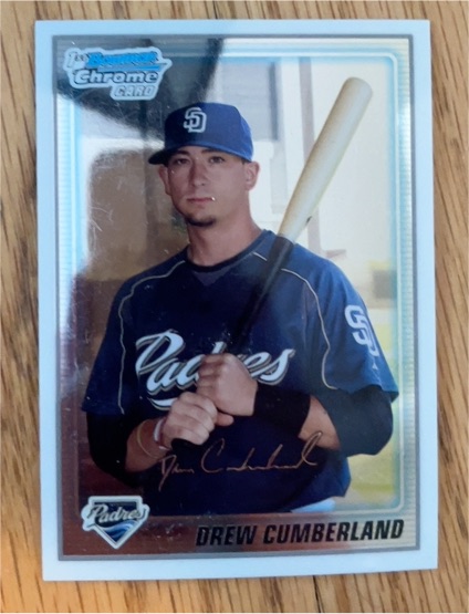 2010 Bowman Chrome Prospects #BCP140 Drew Cumberland — front