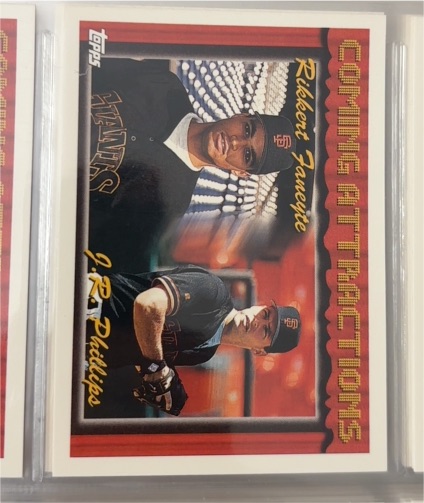 1994 Topps #790 Rikkert Faneyte / J.R. Phillips — front