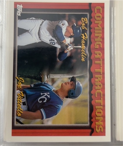 1994 Topps #769 Bob Hamelin / Joe Vitiello — front