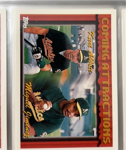 1994 Topps #773 Kurt Abbott/Miguel Jimenez — front
