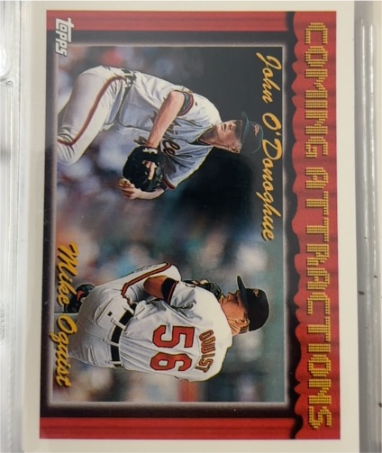 1994 Topps #763 John O'Donoghue/Mike Oquist — front