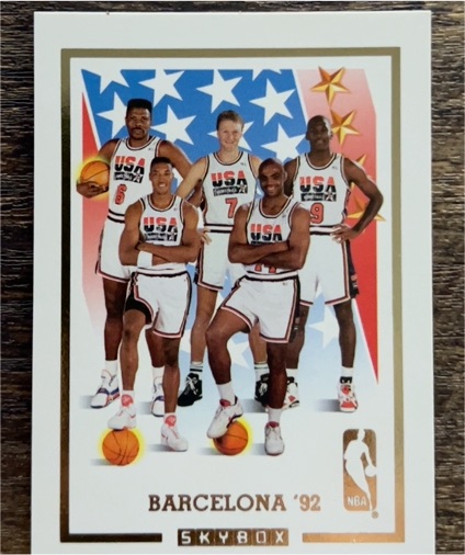 1992 Skybox Barcelona '92 USA Dream Team Insert — front