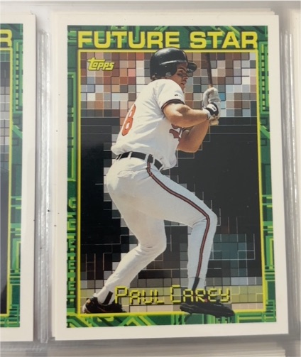 1994 Topps Future Star #4 Paul Carey — front