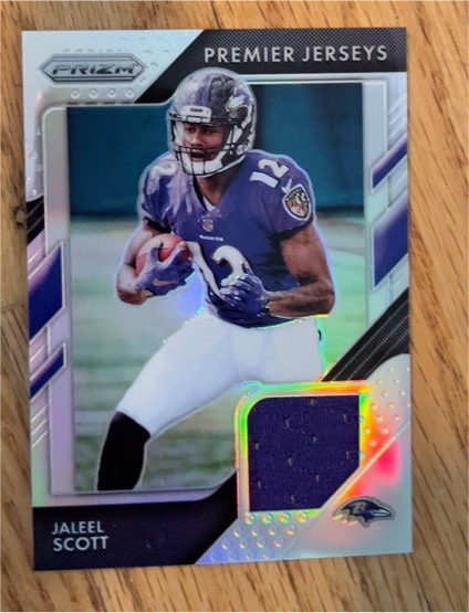 2018 Panini Prizm Premier Jerseys #PP-35 Jaleel Scott — front