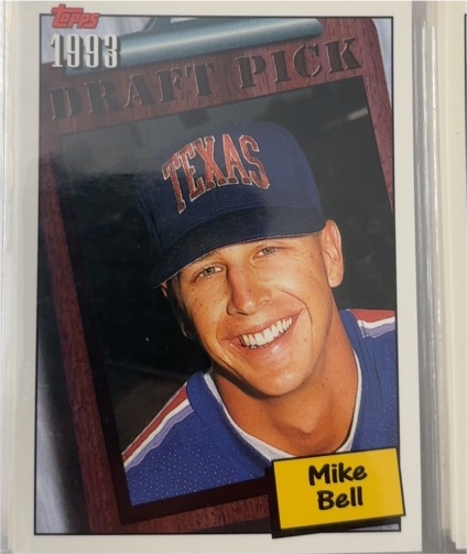 1993 Topps Draft Pick Mike Bell — front