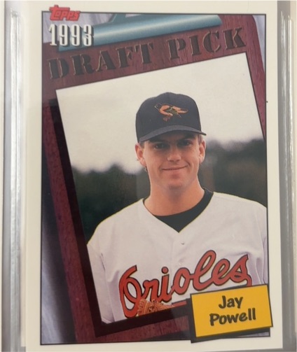 1993 Topps Draft Pick Jay Powell — front