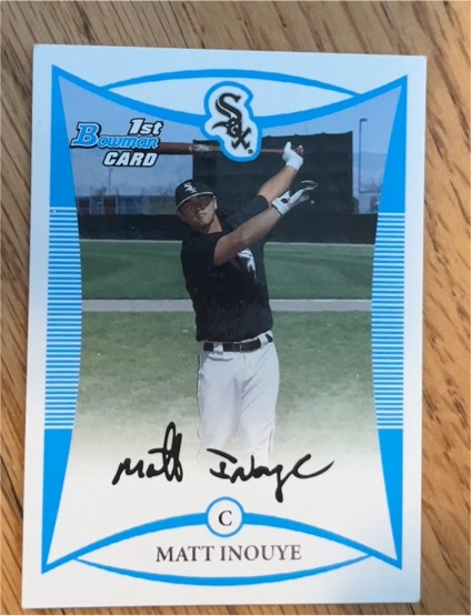 2008 Bowman Prospects #BP97 Matt Inouye — front