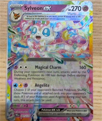 2025 Pokémon TCG Prismatic Evolutions #041 Sylveon EX — front