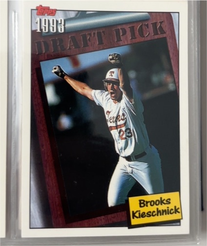 1993 Topps #205 Brooks Kieschnick — front