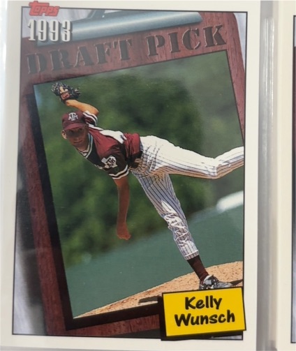 1993 Topps Draft Pick Kelly Wunsch — front