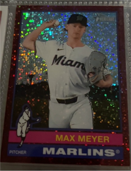 2025 Topps Heritage #144 Max Meyer — front