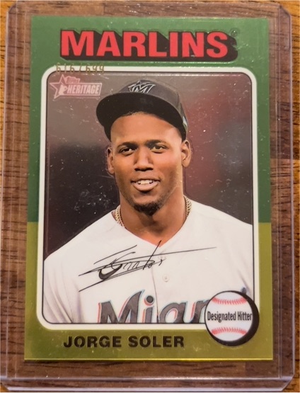 2024 Topps Heritage #102 Jorge Soler — front