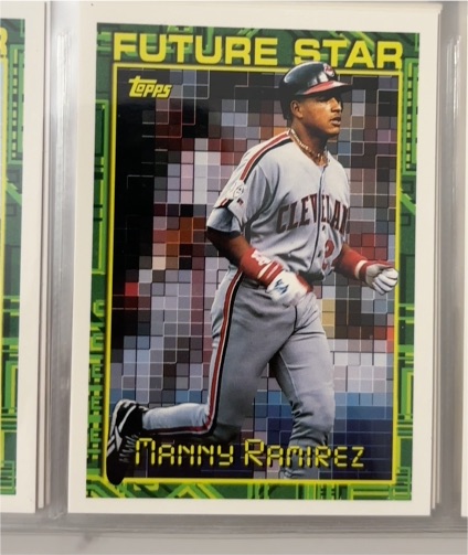 1994 Topps #216 Manny Ramirez — front