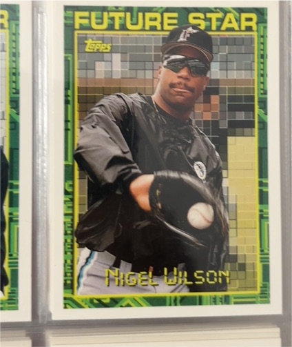 1994 Topps #341 Nigel Wilson — front