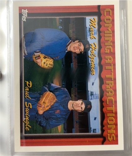 1994 Topps #765 Mark Holzemer / Paul Swingle — front