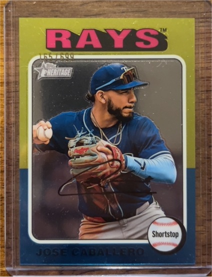 2024 Topps Heritage High Number #646 Jose Caballero — front