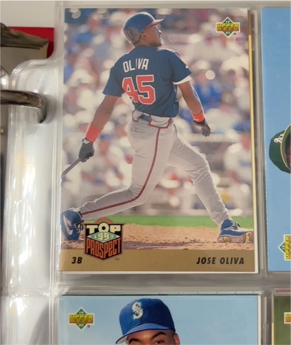 1992 Upper Deck #45 Jose Oliva — front