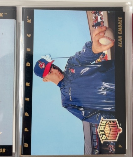 1993 Upper Deck #12 Alan Embree — front