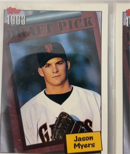 1993 Topps #754 Jason Myers — front