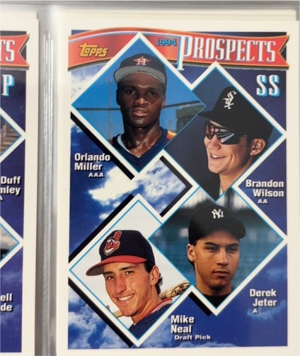 1994 Topps #158 SS Prospects Derek Jeter — front